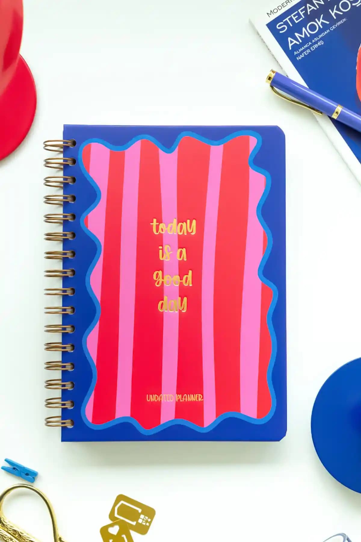 Matt Notebook A5 Spiralli Süresiz Planlayıcı Ajanda İşlevsel ve Şık Tasarımıyla Günlük Kullanıma Uygun