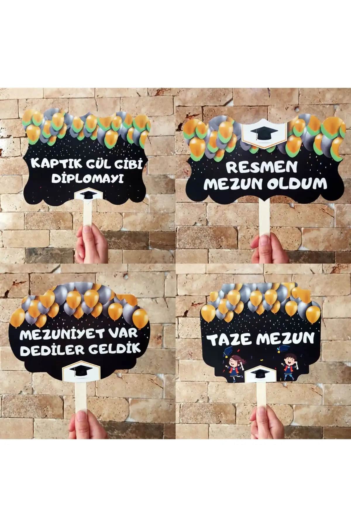 2025'te Mezuniyet Kutlamalarınızı Baştan Değiştirecek 4 Parçalık El Pankartları
