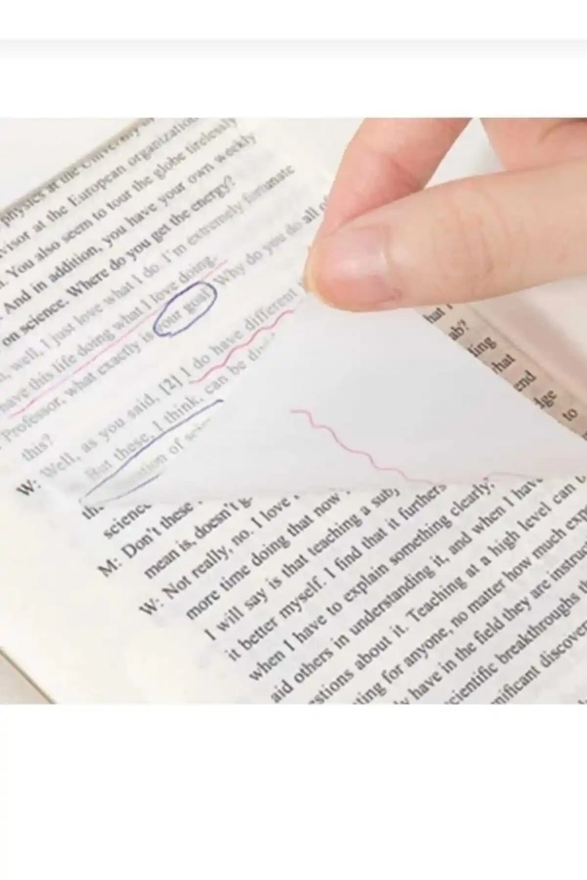 NotYaz Şeffaf Yapışkanlı Not Kağıdı ile Günlük Planlarınızı Kolayca Düzenleyin