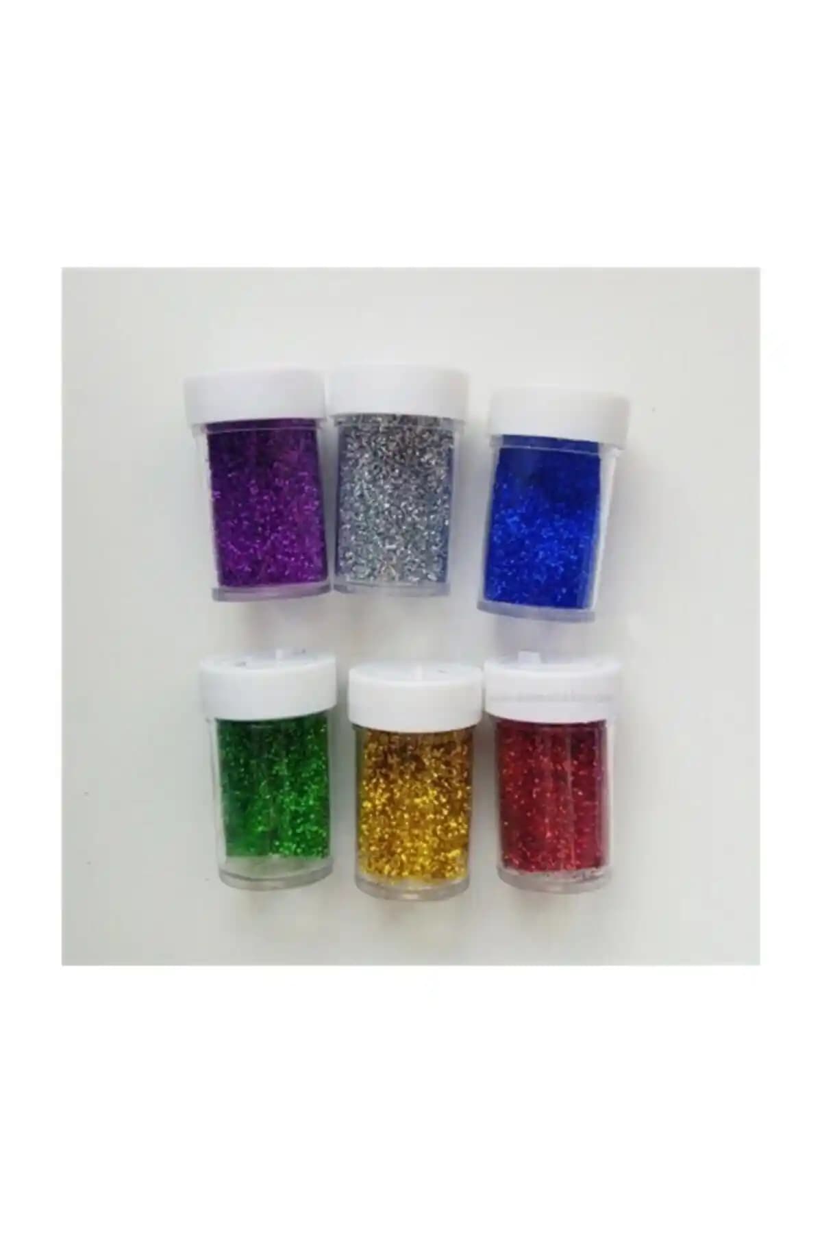 Renkli Toz Sim Seti Türkiye Üretimi Çok Amaçlı Dekoratif ve Sanat Malzemesi