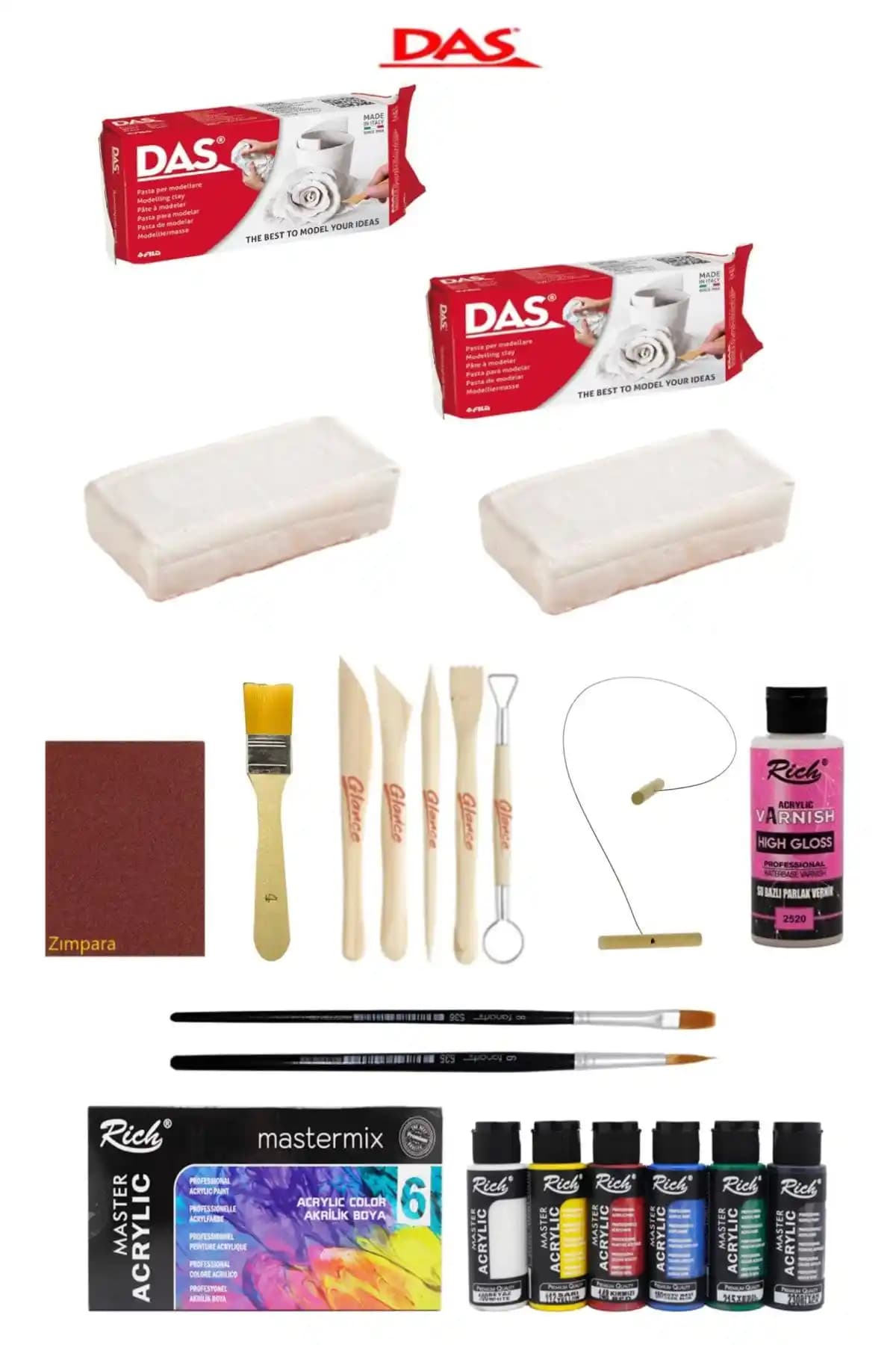 Seramik Kil ve Akrilik Boya Seti: Yaratıcılığınızı Geliştiren Sanat Malzemeleri