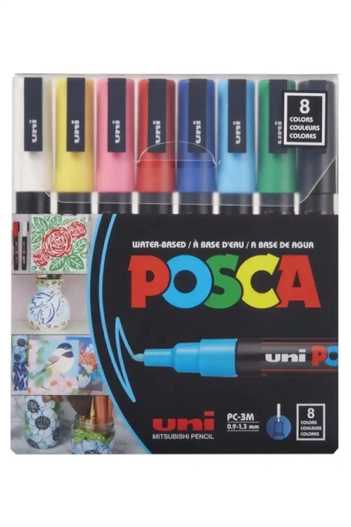 uni-ball Uni Posca PC-3M Su Bazlı Marker Kalemleri ile Yaratıcılığınızı Geliştirin