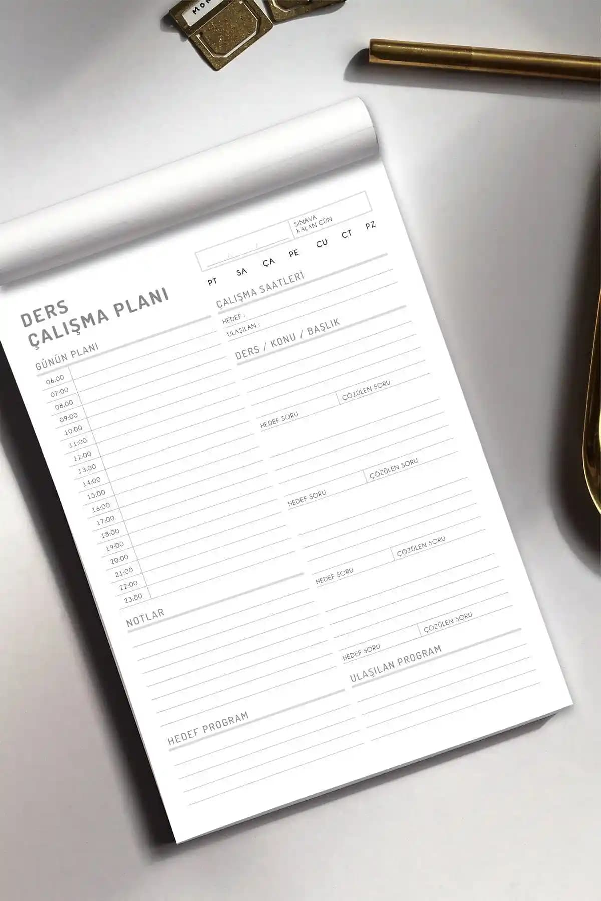 Verimliliği Artıran Büyük Boy Masaüstü Ders Planlayıcı Özellikleri ve Kullanım Avantajları