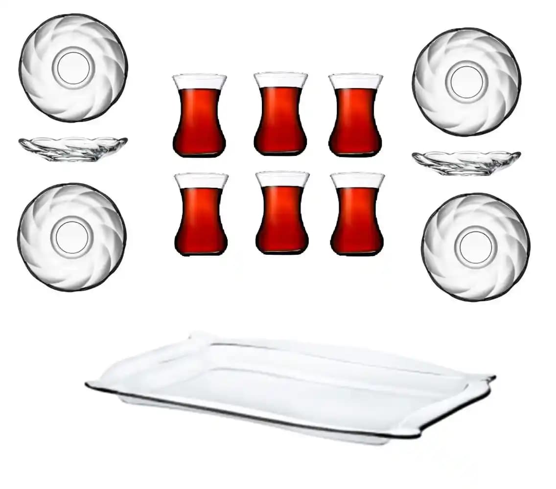 Çay Bardağı Setleri ve Tepsili Modelleriyle Dekorasyonda Zarafet ve Fonksiyonellik