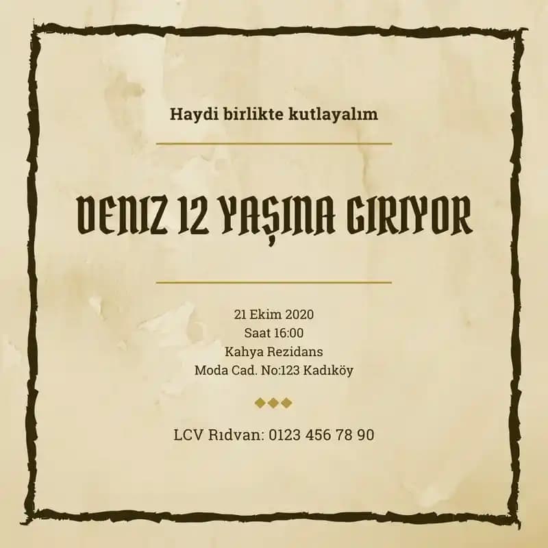 Dekorasyonda Parti Davetiyesi ile Şıklık ve Fonksiyonelliği Bir Arada Yakalayın