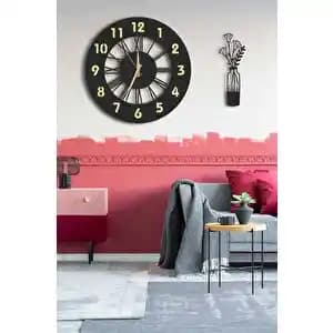 Duvar Dekorasyonunda Şıklık ve İşlevselliğin Birleştiği Tablo Duvar Saatleri