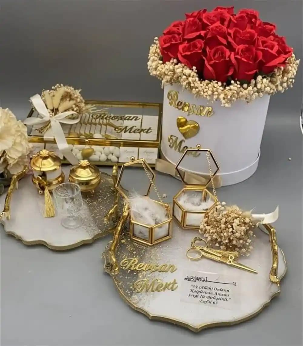 Kız İsteme Kahve Tepsisi Dekorasyonu: Geleneksel ve Modern Unsurların Buluşması