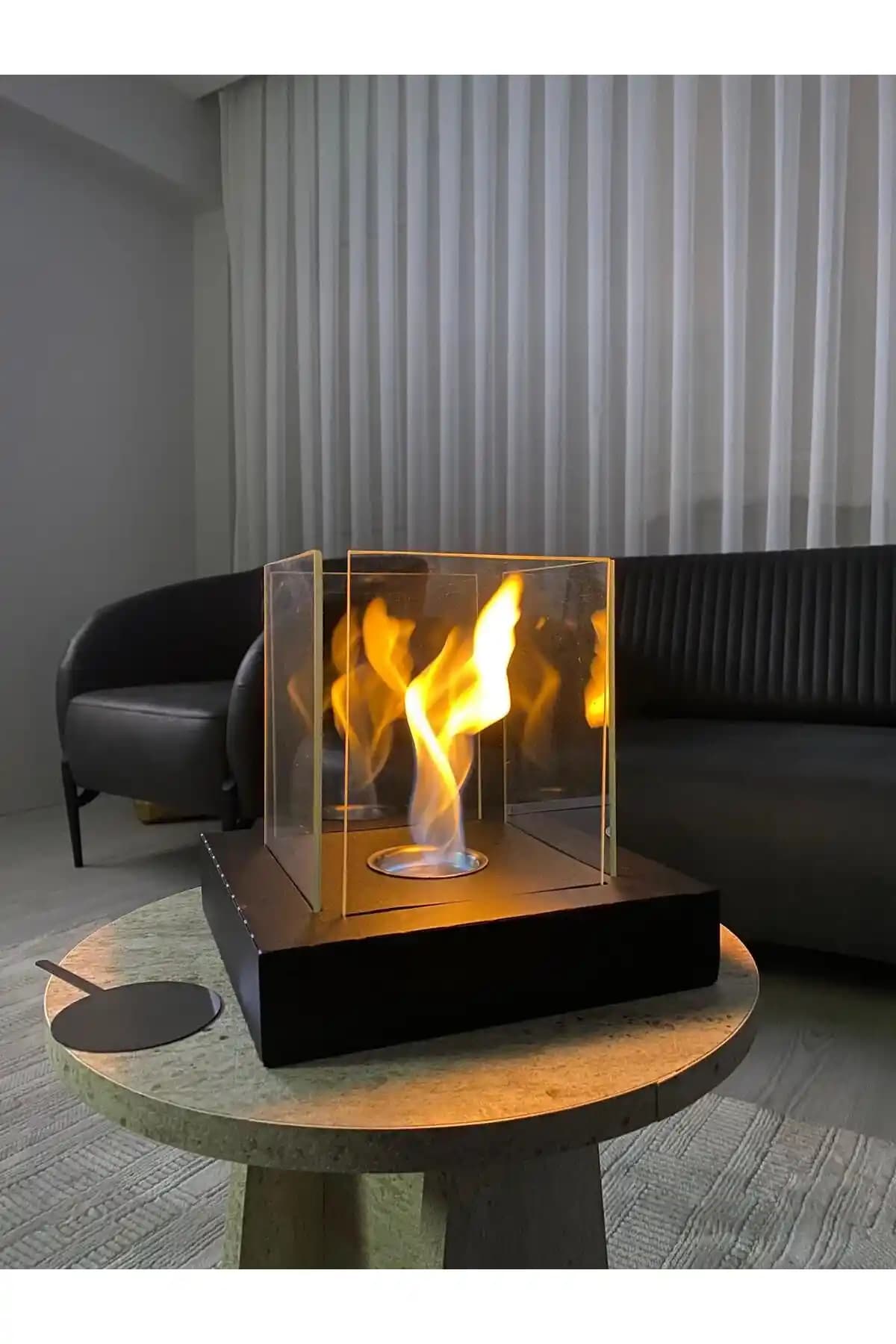 Masa Üstü Şömine Modelleri ve Dekorasyonda Sıcaklık Yaratmanın Yolu