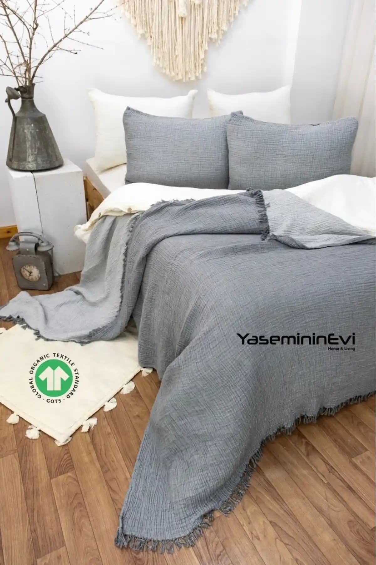 Müslin Yatak Örtüsü: Doğal ve Şık Tasarımlarla Yatak Odası Dekorasyonunu Geliştirin