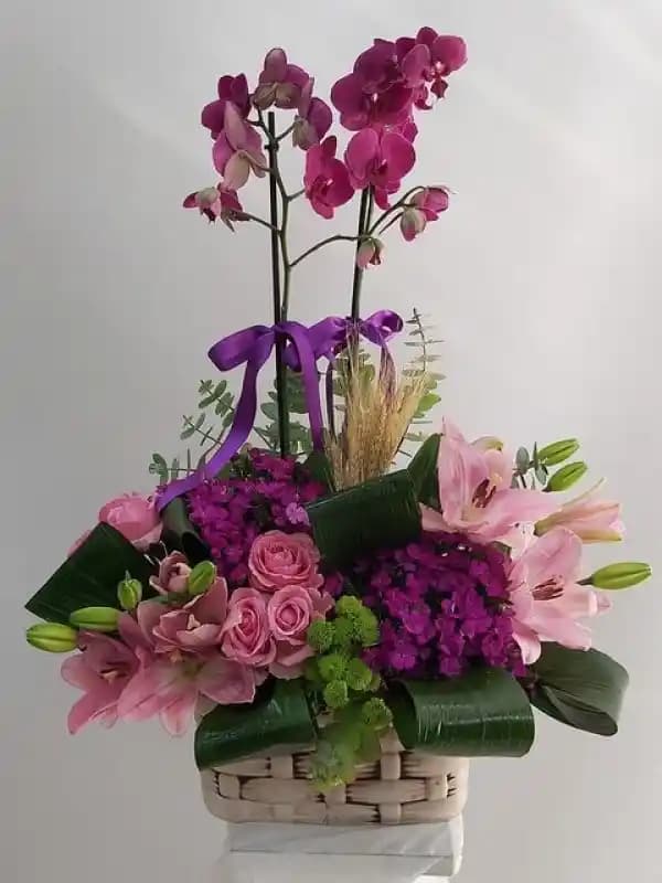 Orkide Çiçek Sepetleri ile Dekorasyonda Zarafetin En Güzel Yolu