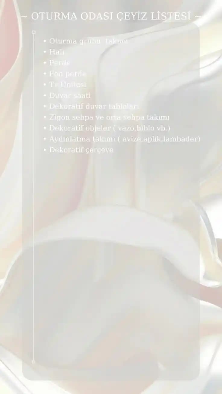 Oturma Odası Çeyiz Listesi: Yeni Evinize Sıcaklık ve Estetik Katmanın Rehberi
