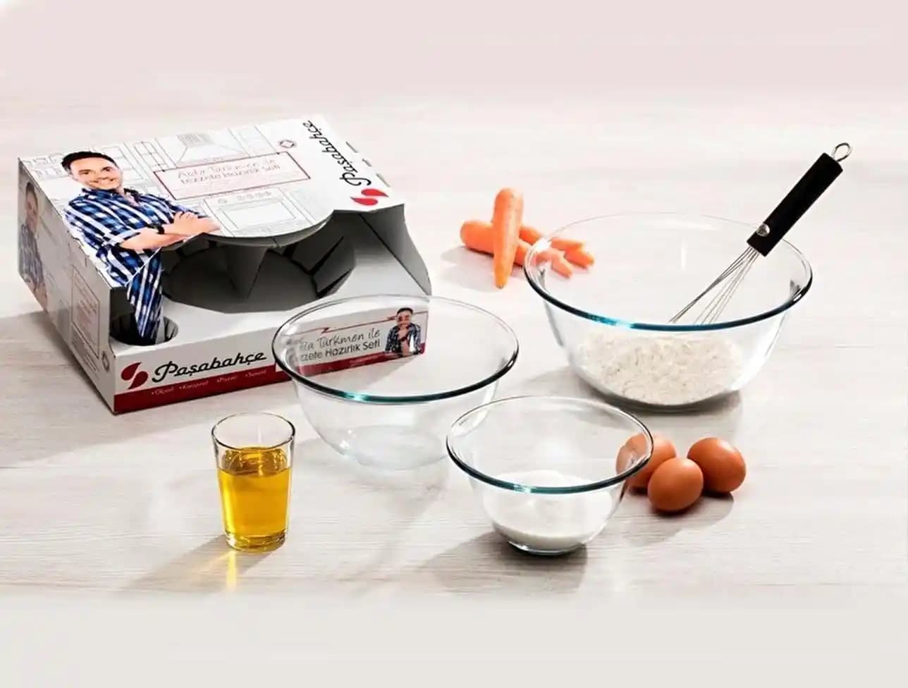 Paşabahçe 4 Parça Arda Türkmen Hazırlık Seti ile Modern ve Şık Dekorasyon Çözümleri