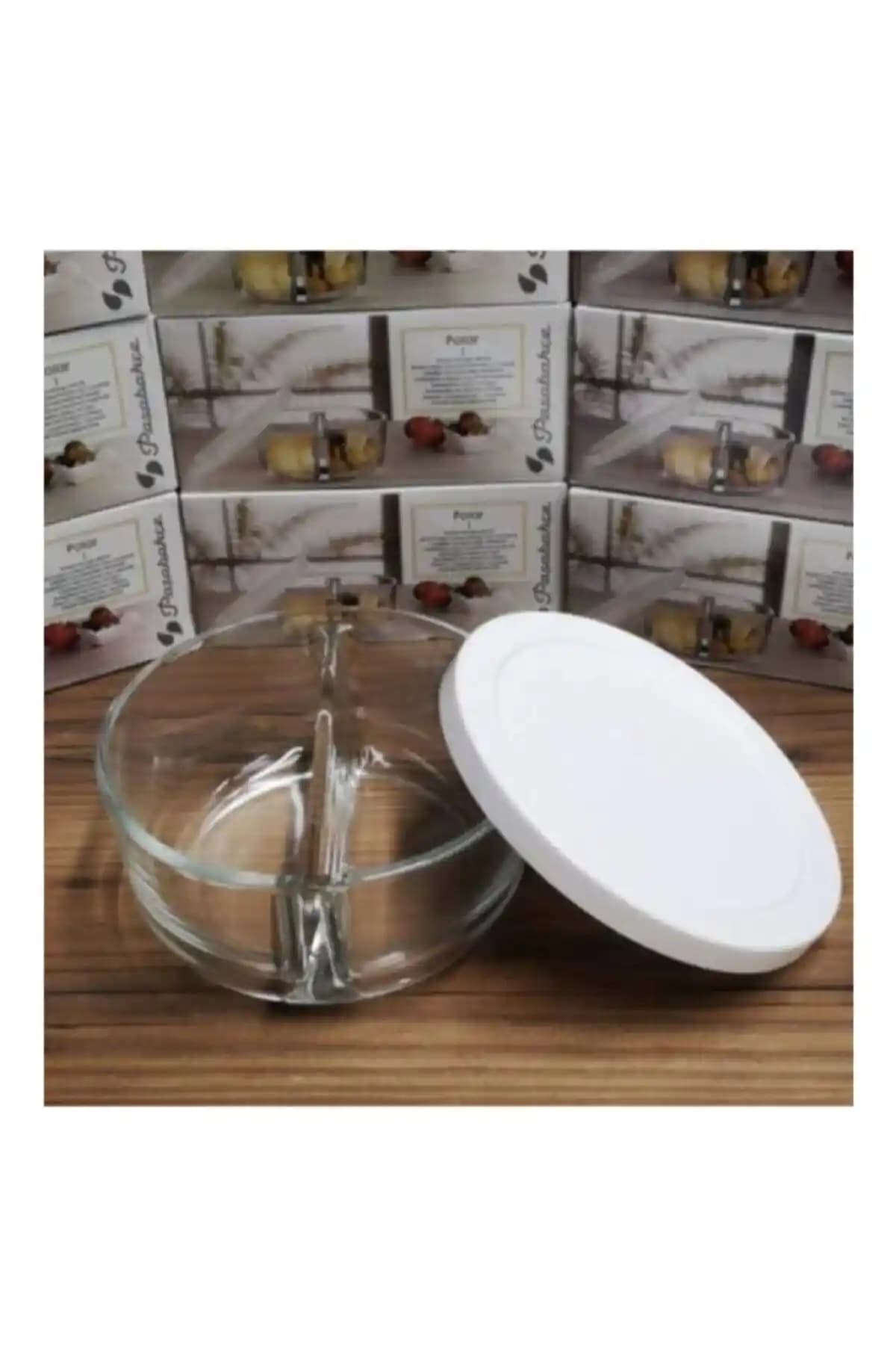 Paşabahçe İki Bölmeli Saklama Kabı: Şık ve Pratik Mutfak Düzeni Çözümü