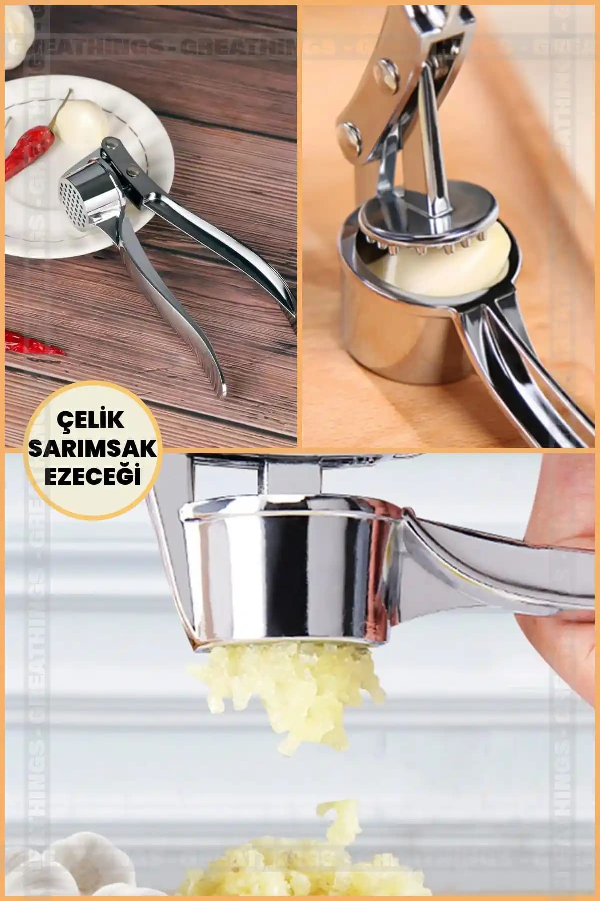 Paslanmaz Çelik Sarımsak Ezici ile Modern ve Şık Mutfak Dekorasyonu Yaklaşımları