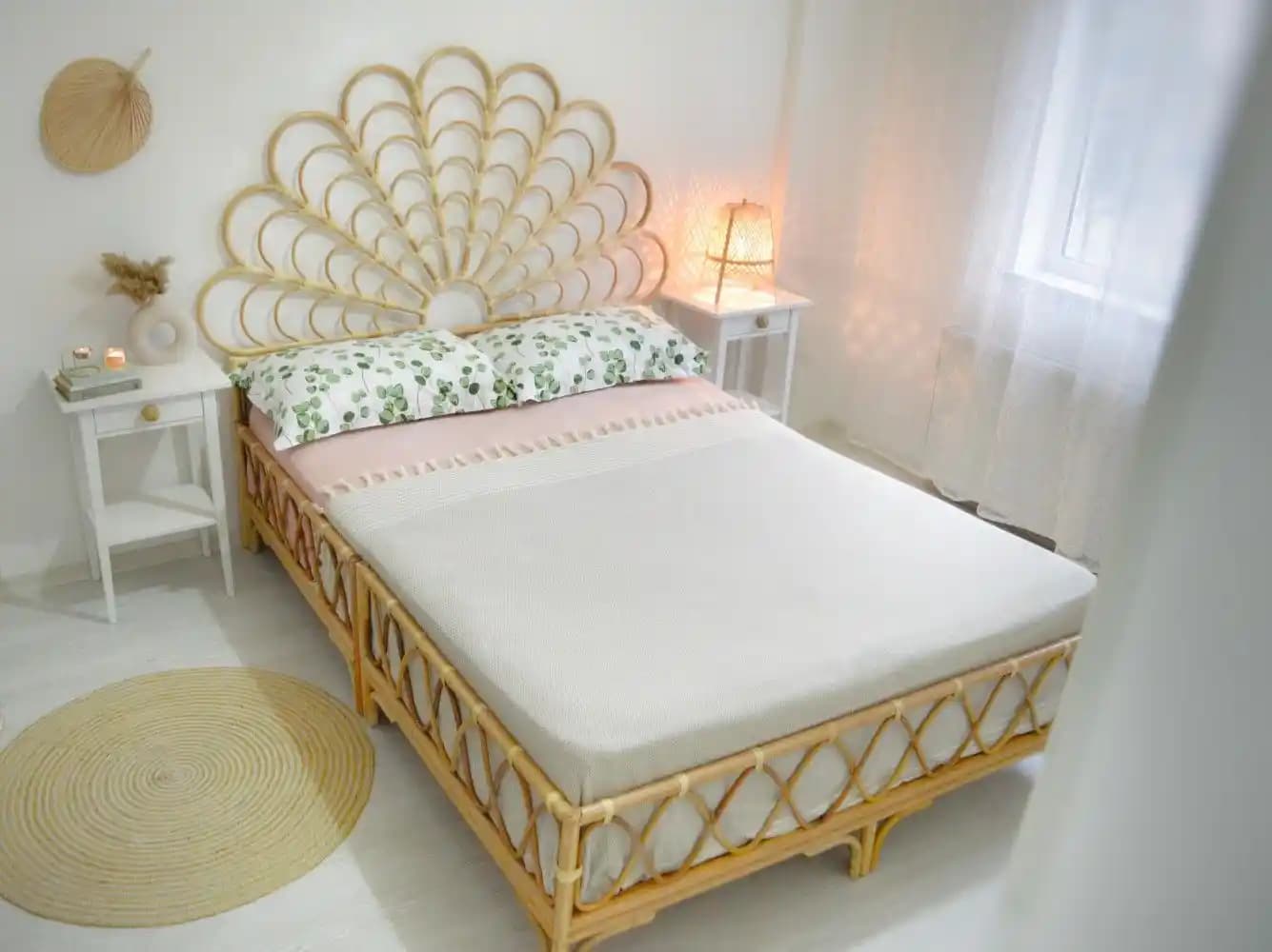 Rattan Yatak Odası Dekorasyonu: Doğal Şıklık ve Sürdürülebilirlik Vurgusu