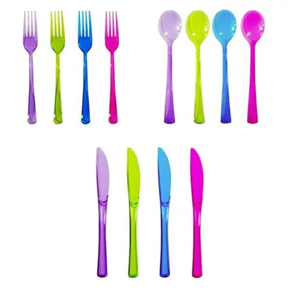 Renkli Çatal, Kaşık ve Bıçaklar ile Mutfak Dekorasyonunda Şıklık ve Canlılık Yaratma