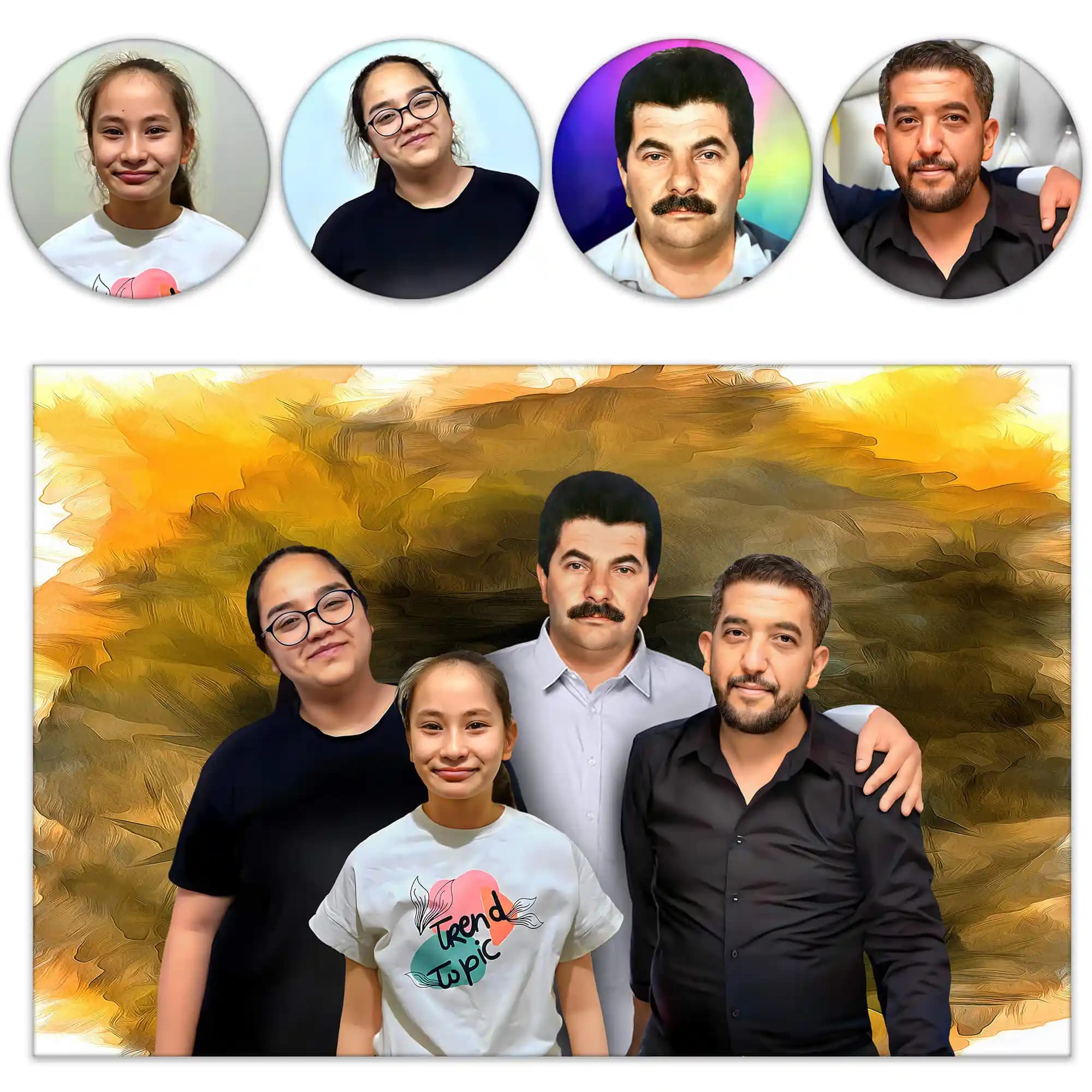 Resim Birleştirme Tabloları ile Mekânlara Estetik ve Kişisel Dokunuşlar