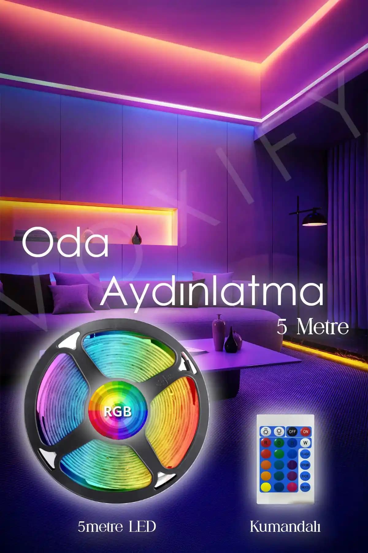 RGB Oda Aydınlatma Teknolojisi ile Modern ve Kişisel Dekorasyon Çözümleri