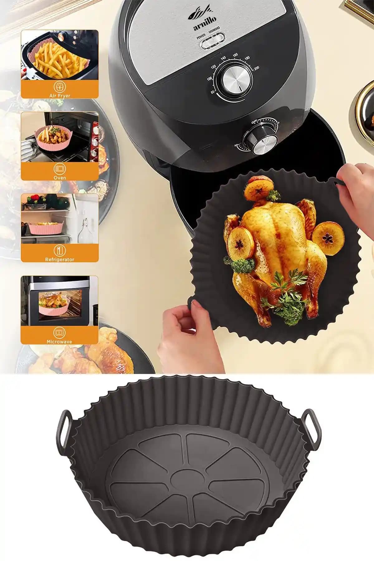 Silikon Airfryer Kabı ile Mutfak Dekorasyonunda Estetik ve Fonksiyonellik Artışı