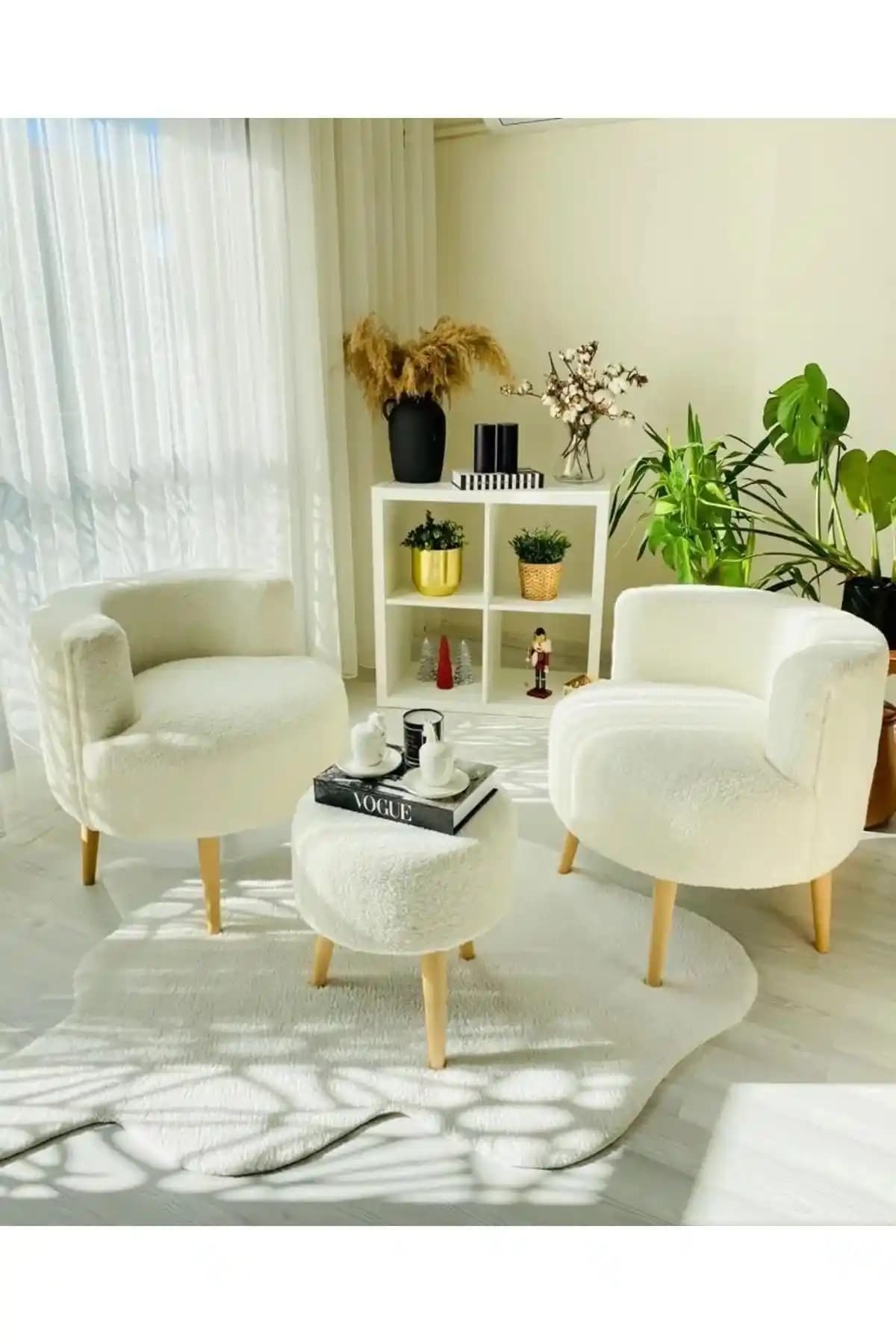 Tekli Küçük Berjerlerle Dekorasyonda Şıklık ve Konforun En İyi Kombinasyonu