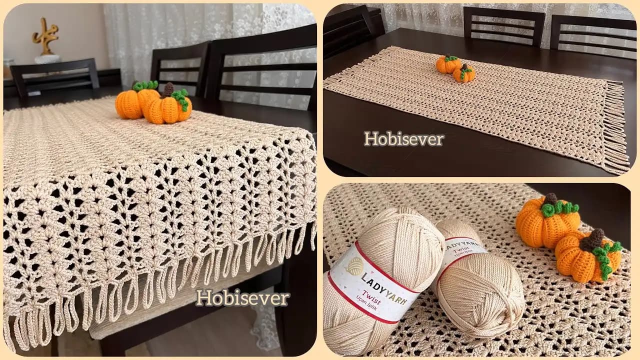 Tığ İşi Runner Modelleriyle Dekorasyonda Şıklık ve Sıcaklık Yaratma Rehberi