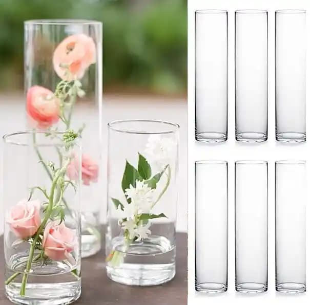 Uzun Cam Vazo ile Dekorasyonda Zarif ve Çok Yönlü Çözümler Sunan Aksesuarlar