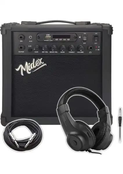 Midex MGA-25BK-HD ve MGA-35BK-PAK Elektro Gitar Amplifikatörleri Karşılaştırması