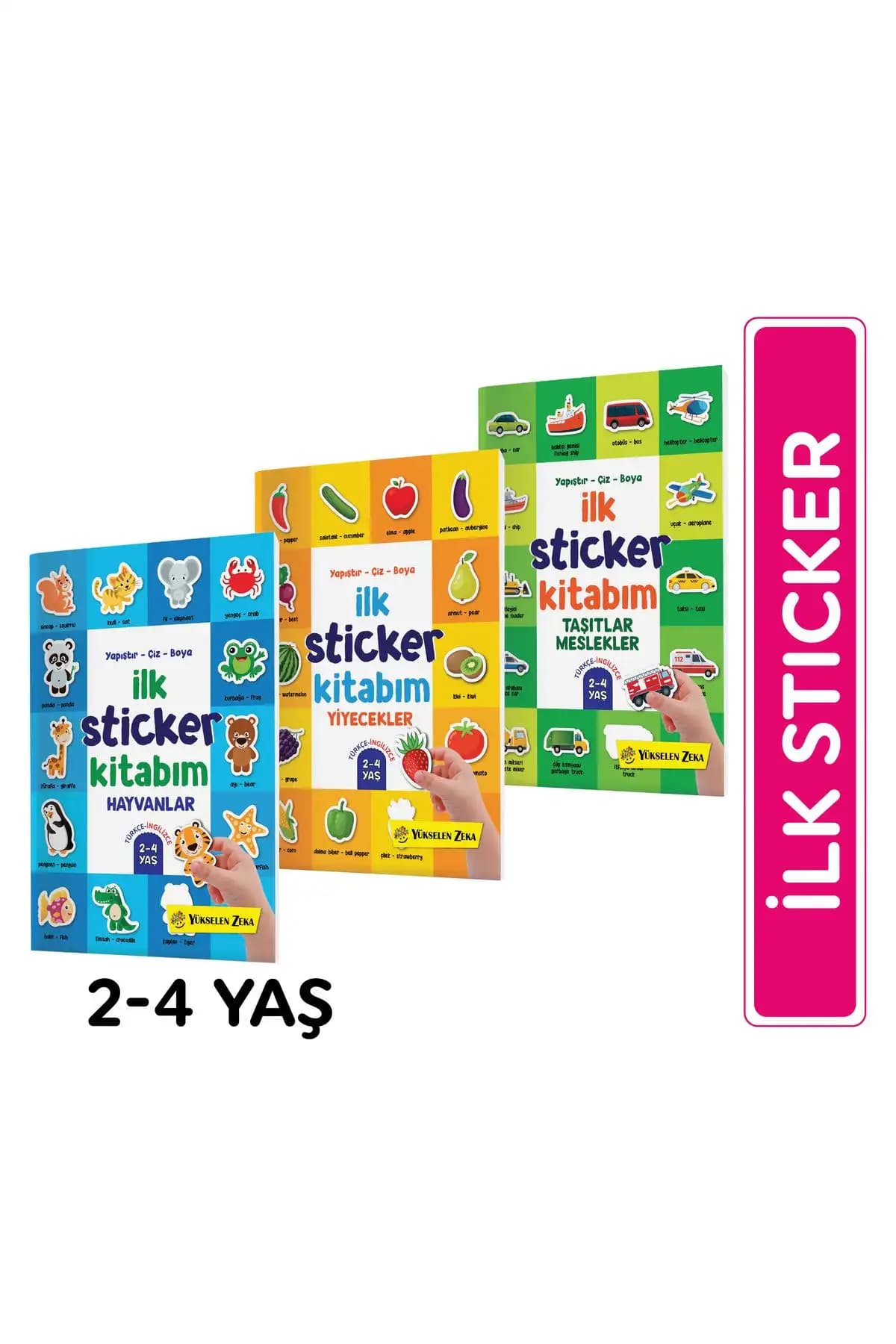 Çocuklar İçin Sticker Kitapları Karşılaştırması: Parıltı ve Yükselen Zeka Setleri 2