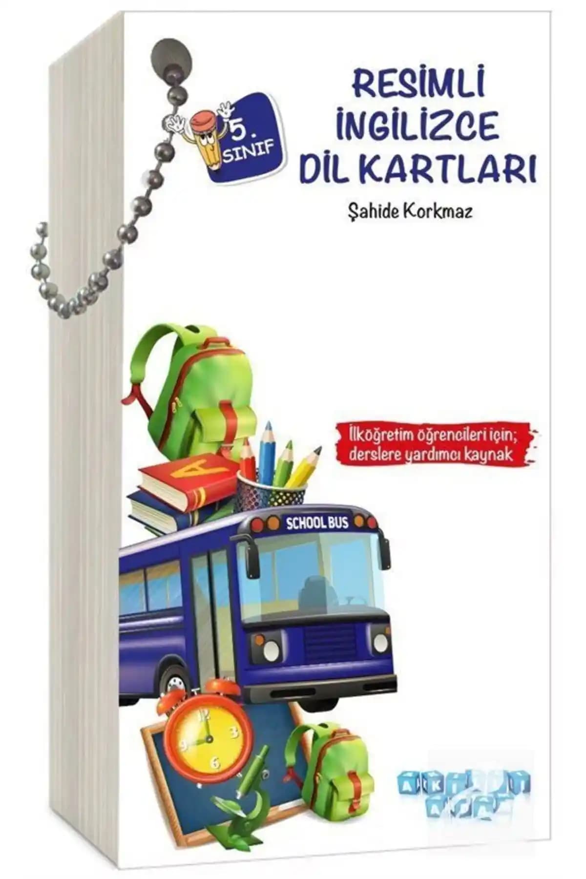 5. Sınıf Resimli İngilizce Dil Kartları Akıllı Adam Yayınları 2024 Güncel İçerik