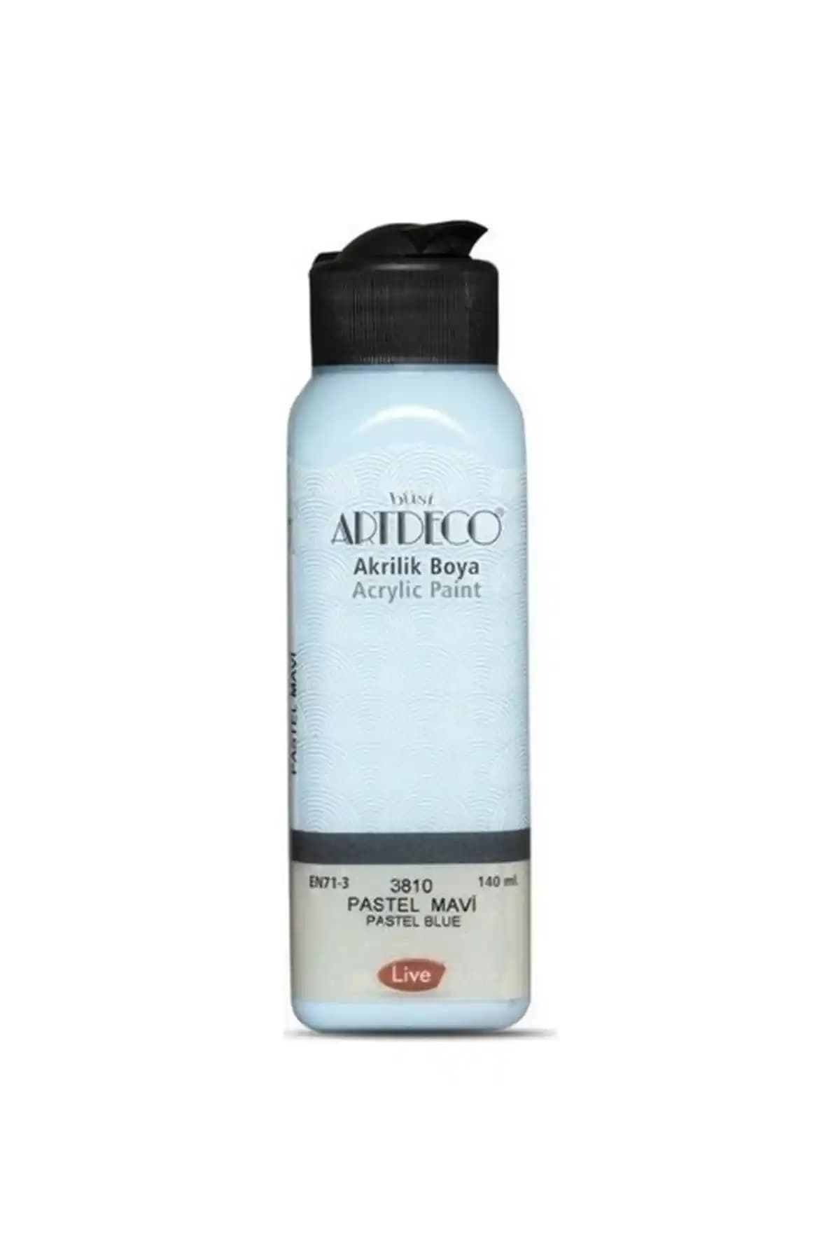 Artdeco Akrilik Boya 140 ML Pastel Mavi 3810 - Yüksek Kaliteli ve Güvenilir Sanat Malzemesi