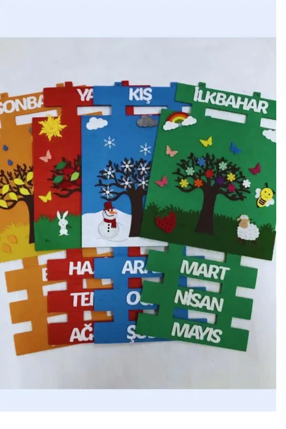 Aydede Oyunevi Mevsimler Panosu: Çocukların Yaratıcılığını Destekleyen Eğitici Materyal