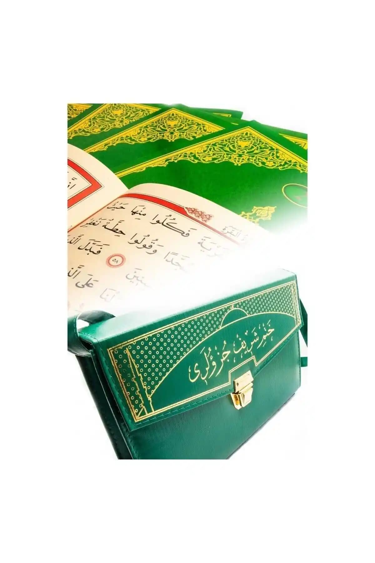 Ayfa 30 Cüz Büyük Yazılı Kur'an-ı Kerim Seti Dini Pratikler ve Öğrenim İçin Uygun