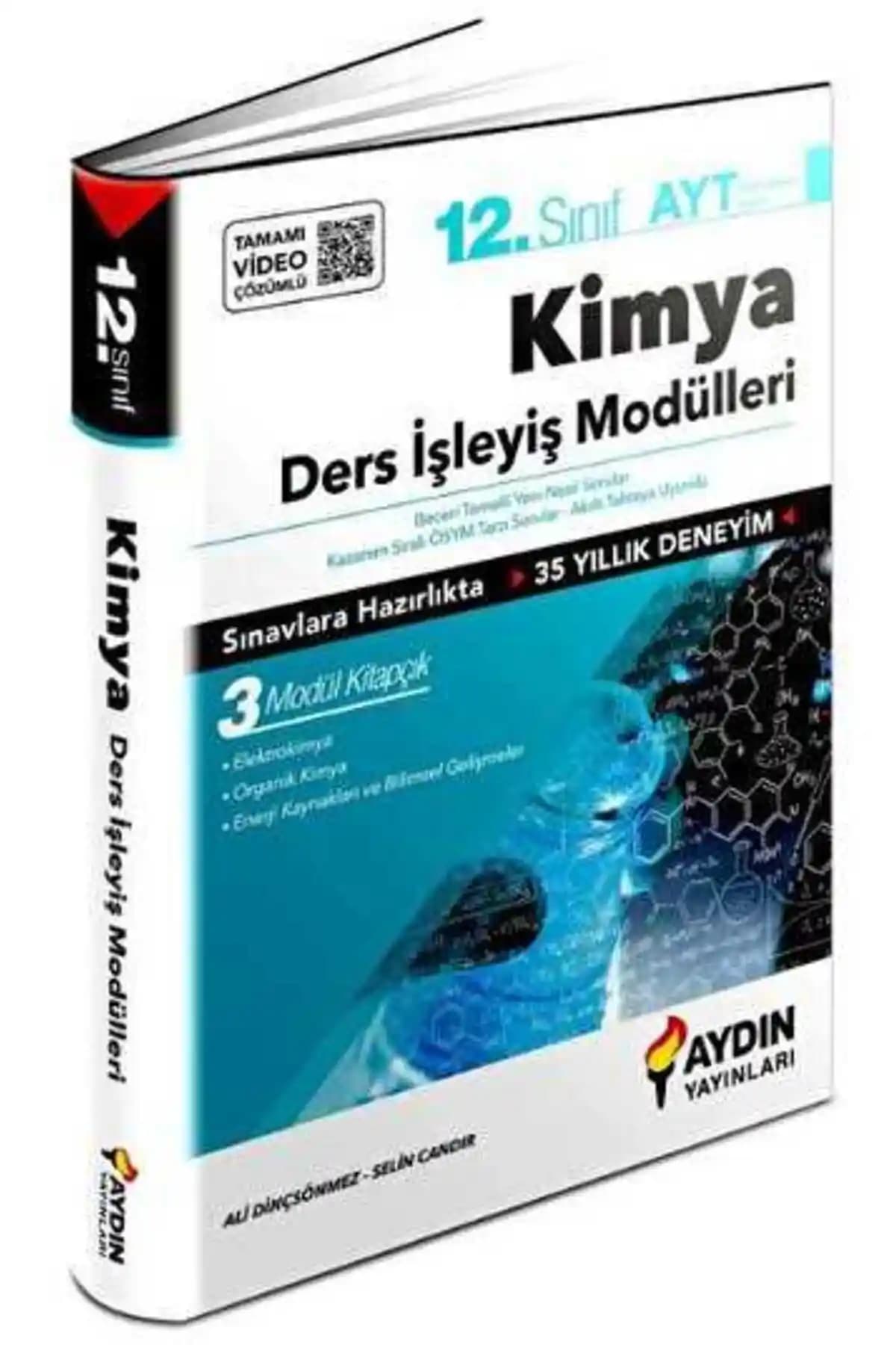 Ayın Yayınları 12. Sınıf Kimya Ders Modülleri Güncel Müfredata Uygun Eğitim Kaynağı