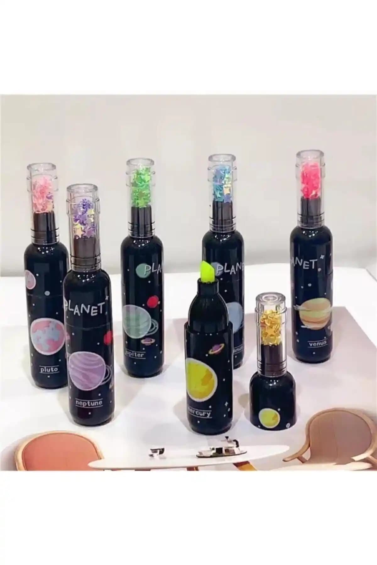 Baykuş Gezegen Fosforlu Kalem Seti: Çocuklar ve Öğrenciler İçin Eğlenceli ve İşlevsel Kırtasiye Ürünü