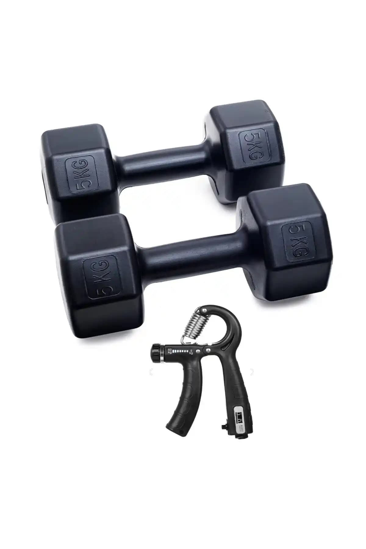 Besinistanbul PS SPOR 5 KG Dambıl ve Ayarlanabilir El Yayı - Dayanıklı ve Pratik Spor Ekipmanı