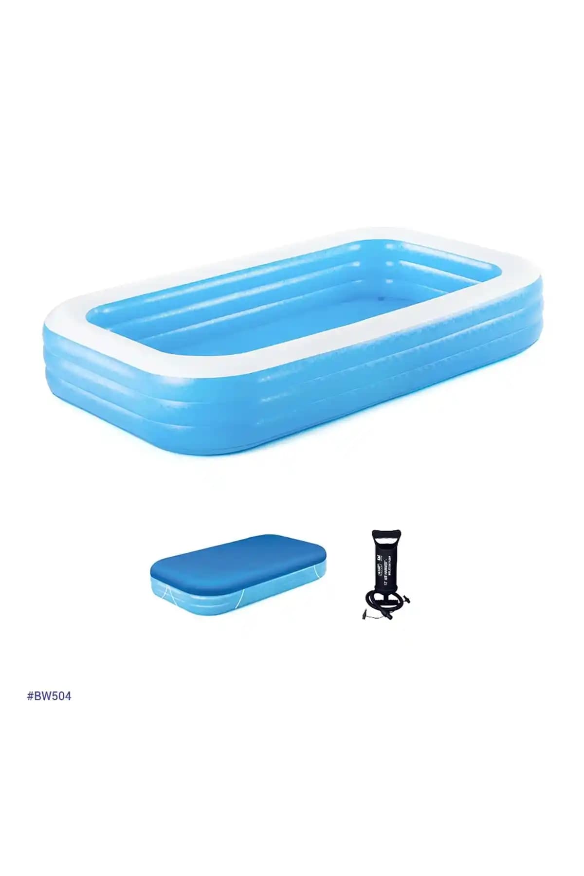 Bestway Büyük Şişme Havuz Seti 305x183x56cm ile Yaz Aylarında Serinlik ve Eğlence