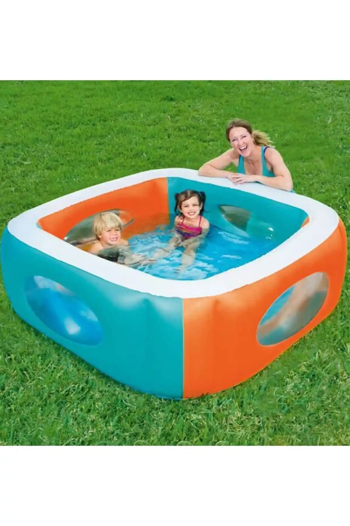 Bestway Pencereli Kare Havuz W51132: Dayanıklı ve Pratik Yaz Eğlencesi İçin Ideal