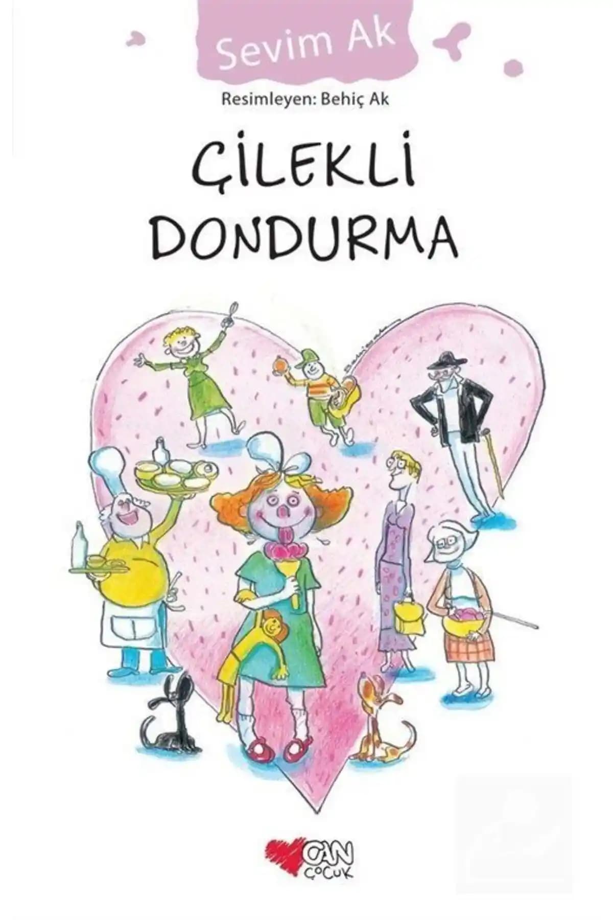 Can Çocuk Çilekli Dondurma: 0-3 Yaş İçin Eğlenceli ve Eğitici Çocuk Kitabı