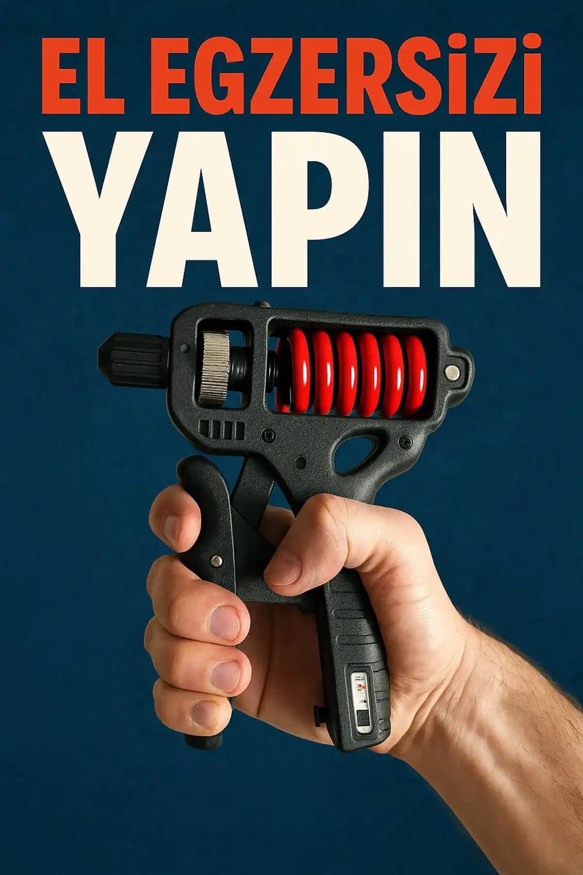 CKSpor 5-165kg Sayaçlı El ve Bilek Güçlendirme Aleti Profesyonel Fitness Ekipmanı