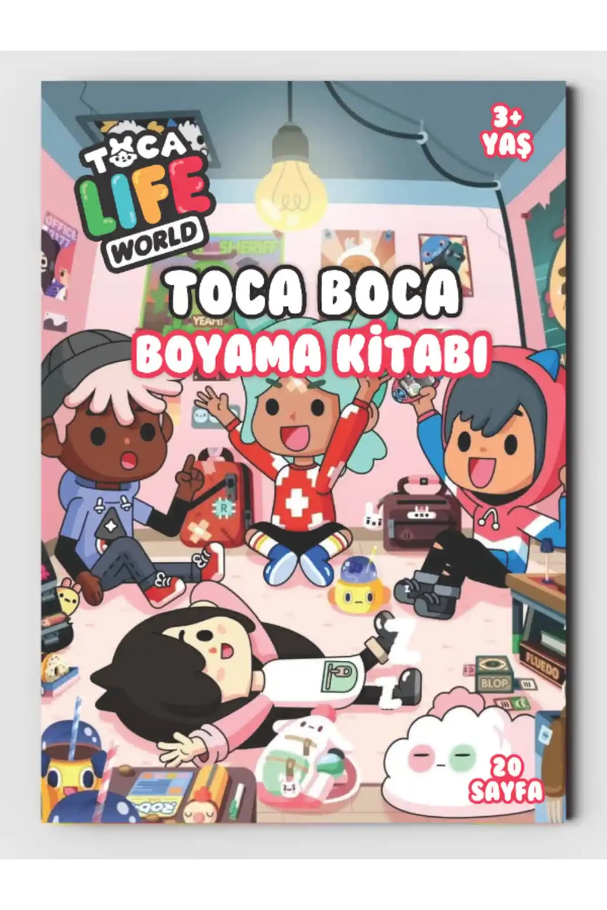 Çocuklar İçin Renkli ve Eğlenceli Toca Boca Boyama Kitabı Ürün Tanıtımı ve Özellikleri