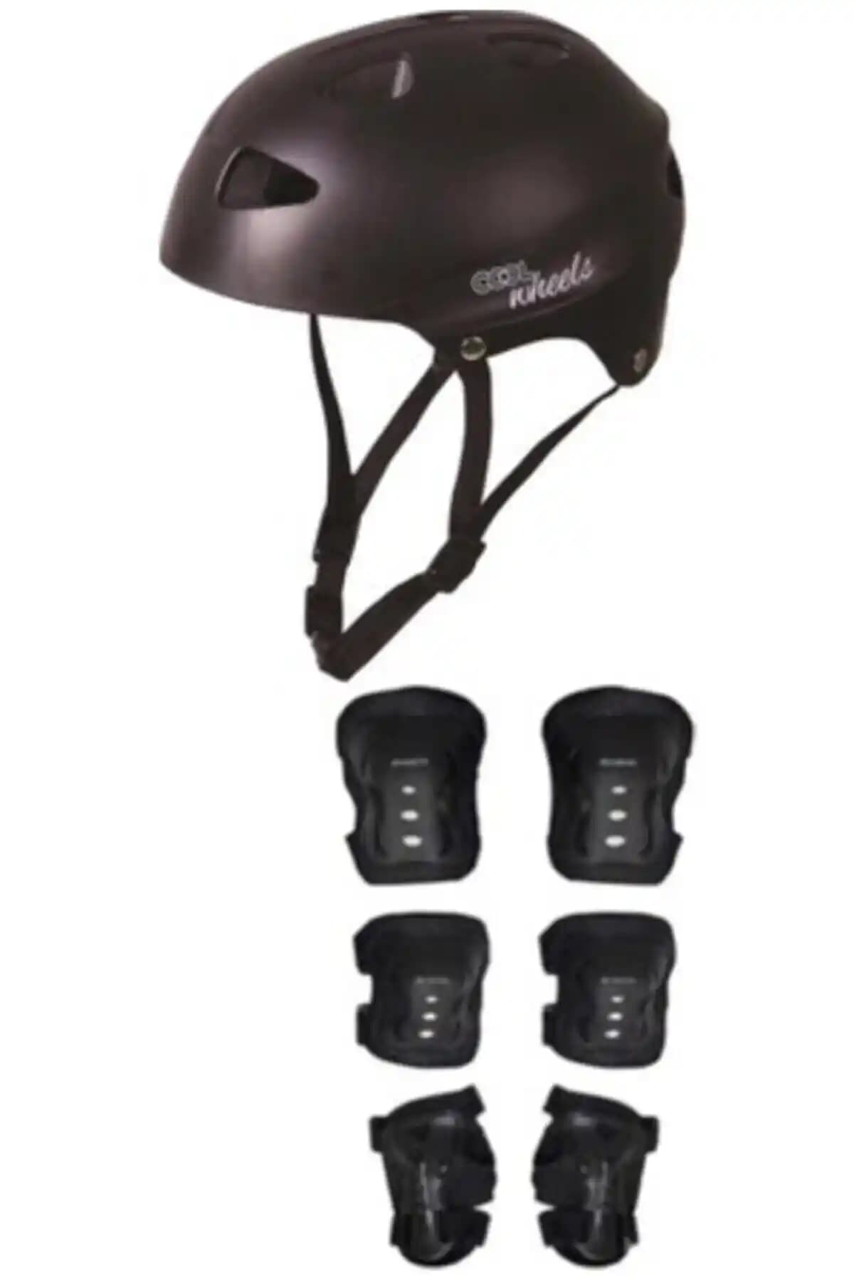 Cool Wheels Çocuk Güvenlik Seti Dizlik Dirseklik ve Kask ile Güvenli Spor Aktiviteleri