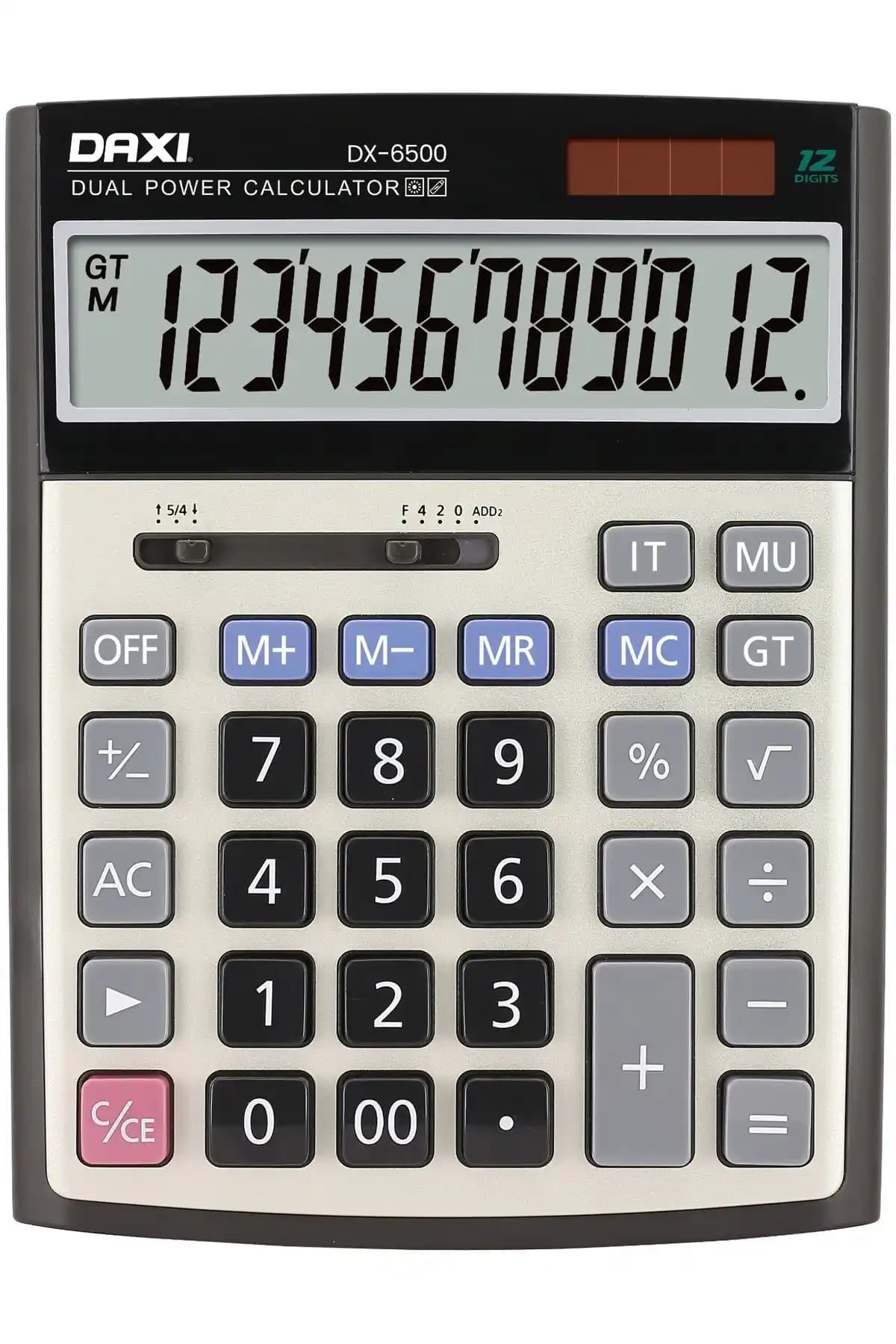Daxi Dx-6500 Büyük Boy Hesap Makinesi: Ofis, Eğitim ve Ev Kullanımı İçin Dayanıklı ve Kullanışlı