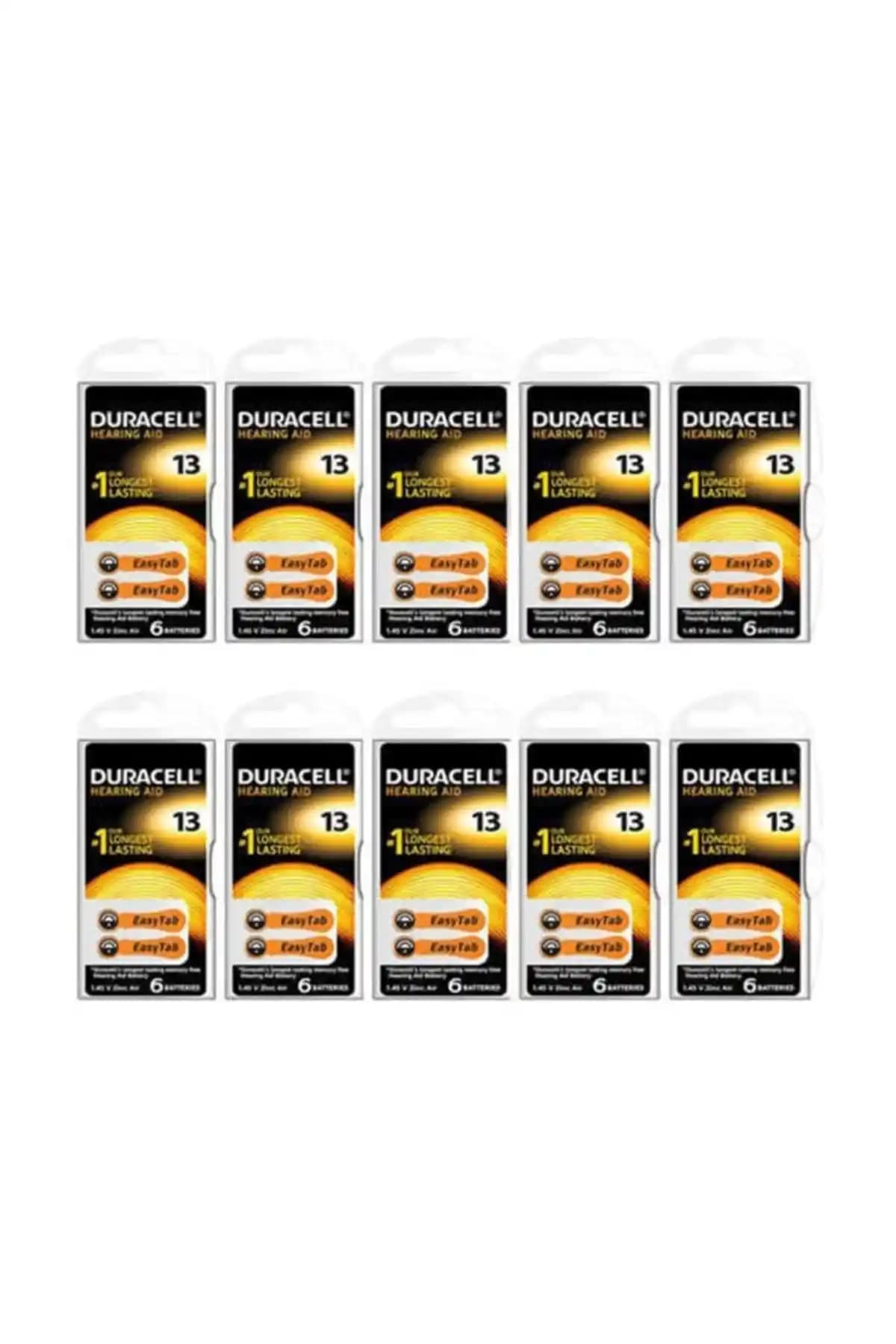 Duracell 13 Numara Kulaklık Pili 6'lı Paket Yüksek Performans ve Ekonomik Çözüm