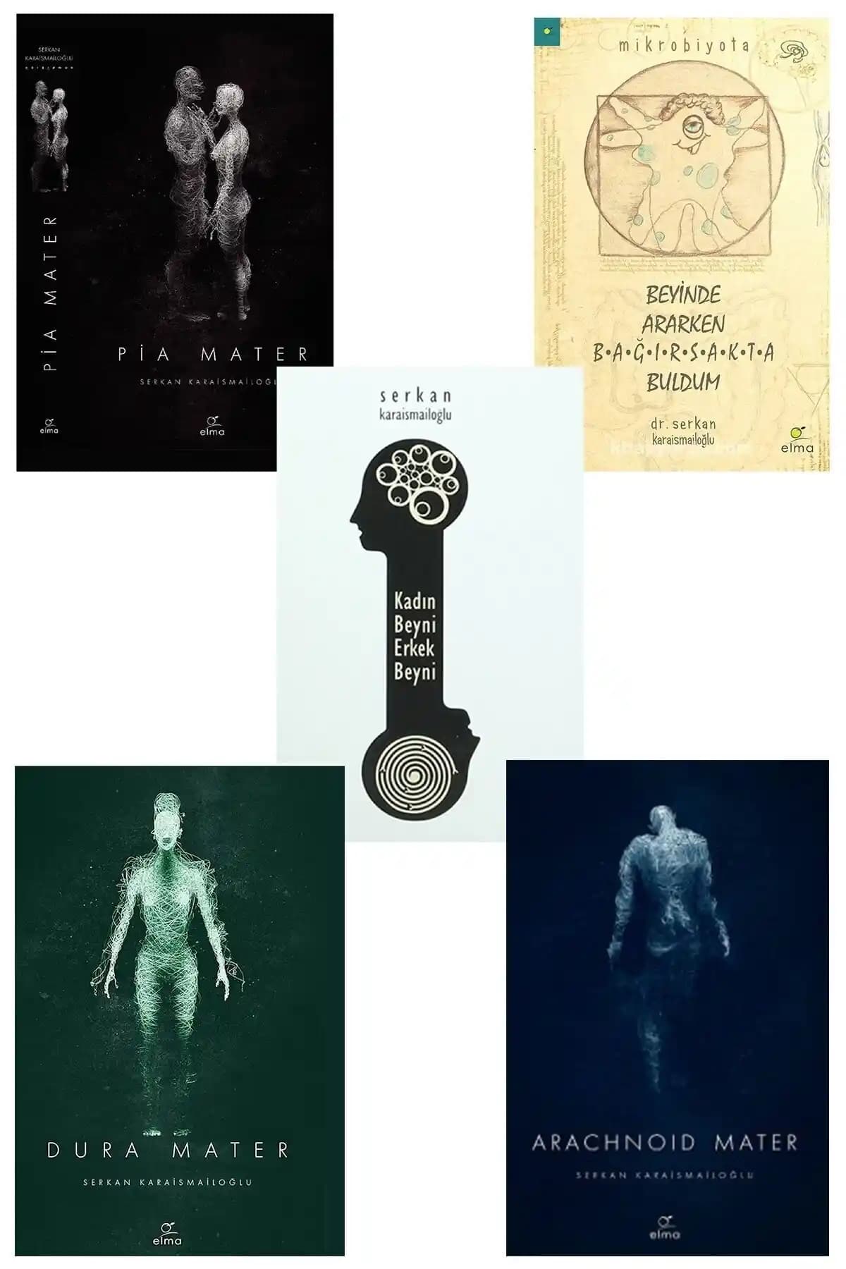 ELMA Yayınevi Serkan Karaismailoğlu 5 Kitap Seti Beynin Anatomisi ve İşlevleri Üzerine Detaylı Bilgiler