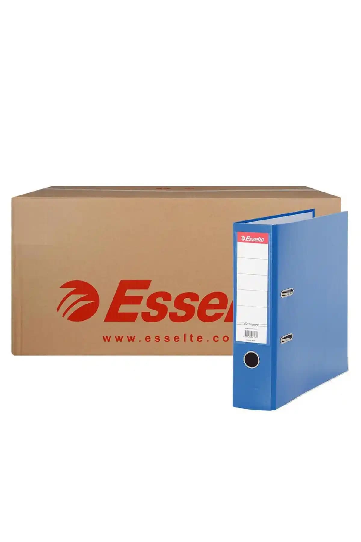 Esselte 9940 Eko Plastik Klasör Geniş 24 Adet Mavi Ofis ve Ev Düzen Çözümü