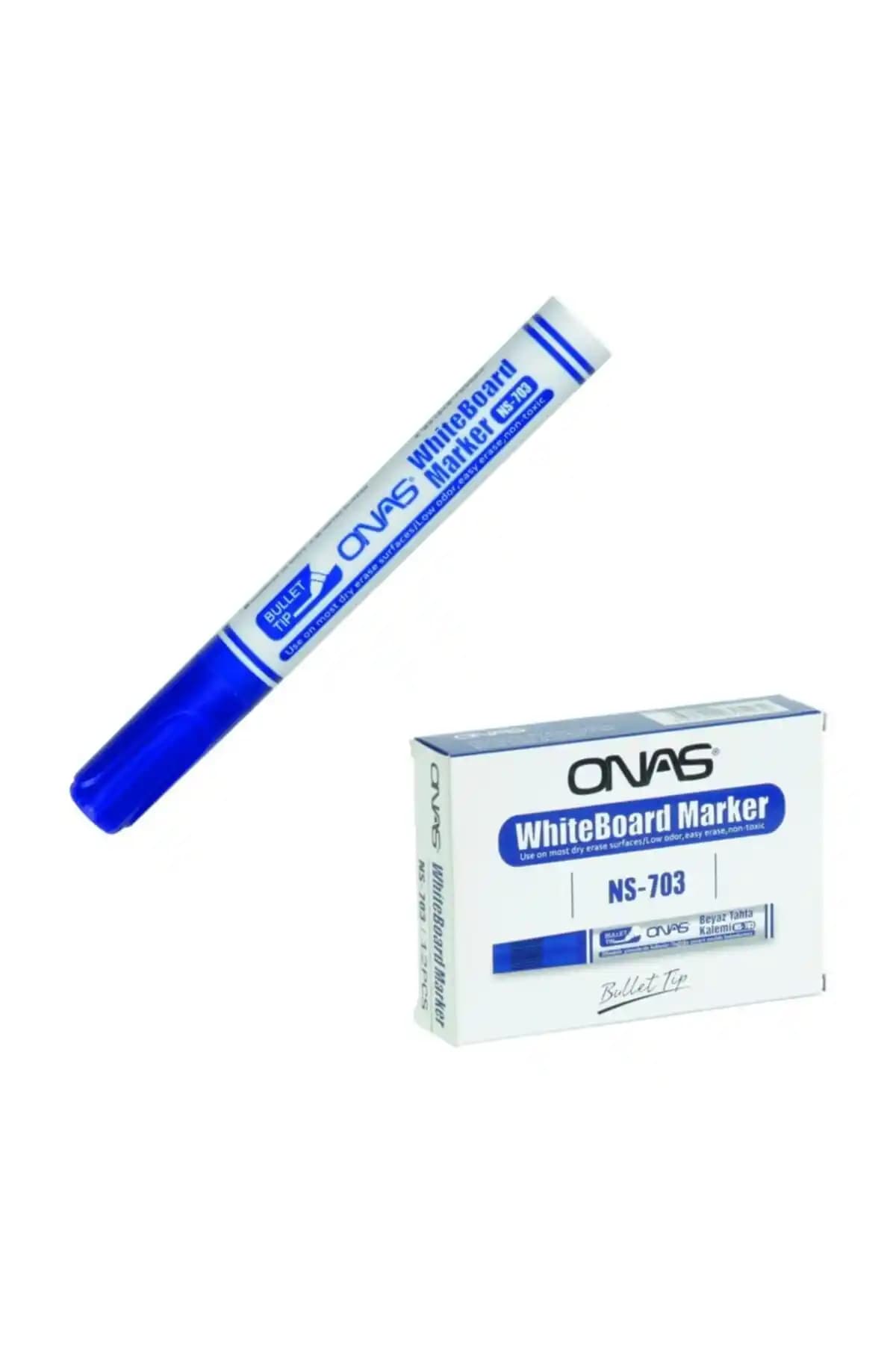 Faber Castell Onas Tahta Kalemi Mavi NS-703M: Dayanıklı ve Ergonomik Eğitim Sunum Kalemi