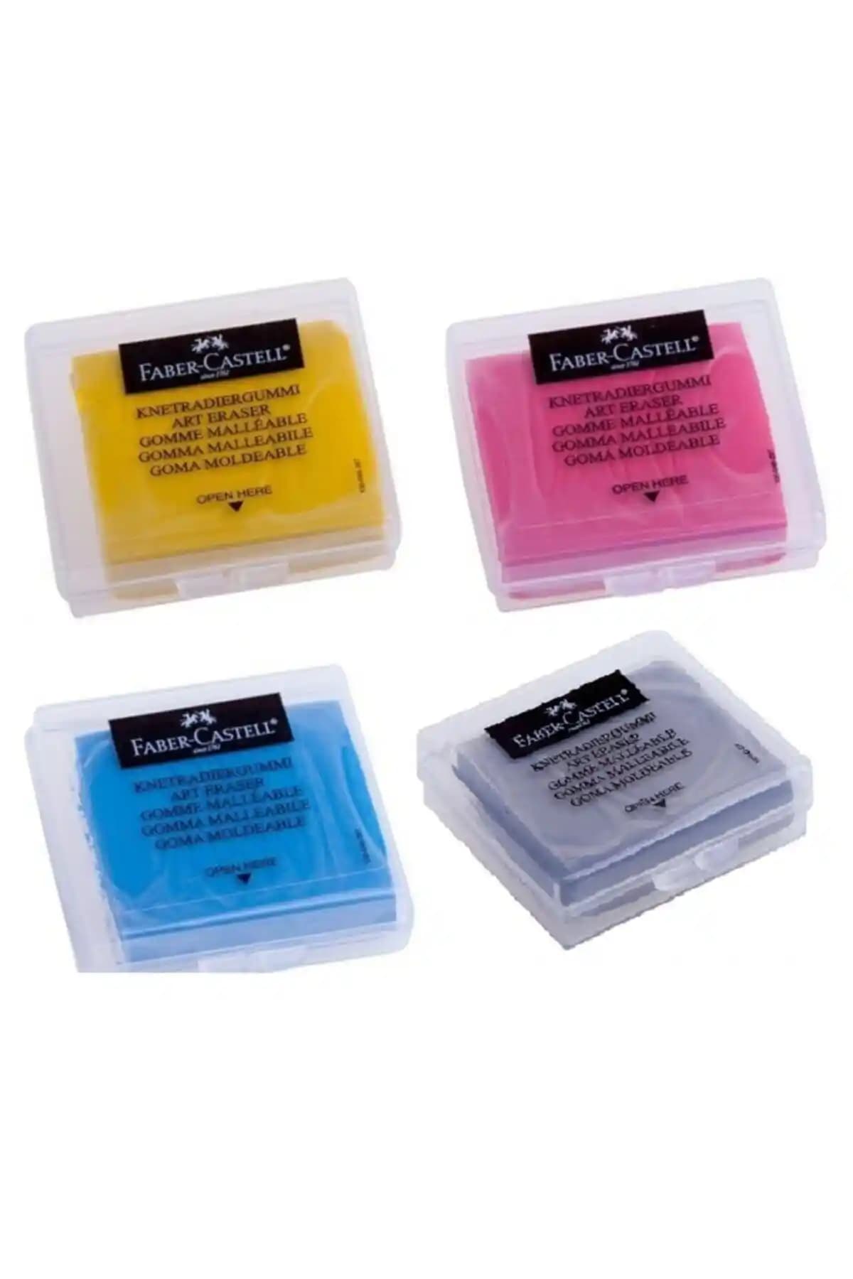 Faber Castell Renkli Hamur Silgi Seti: Çocuklar ve Sanatçılar İçin Pratik ve Güvenilir