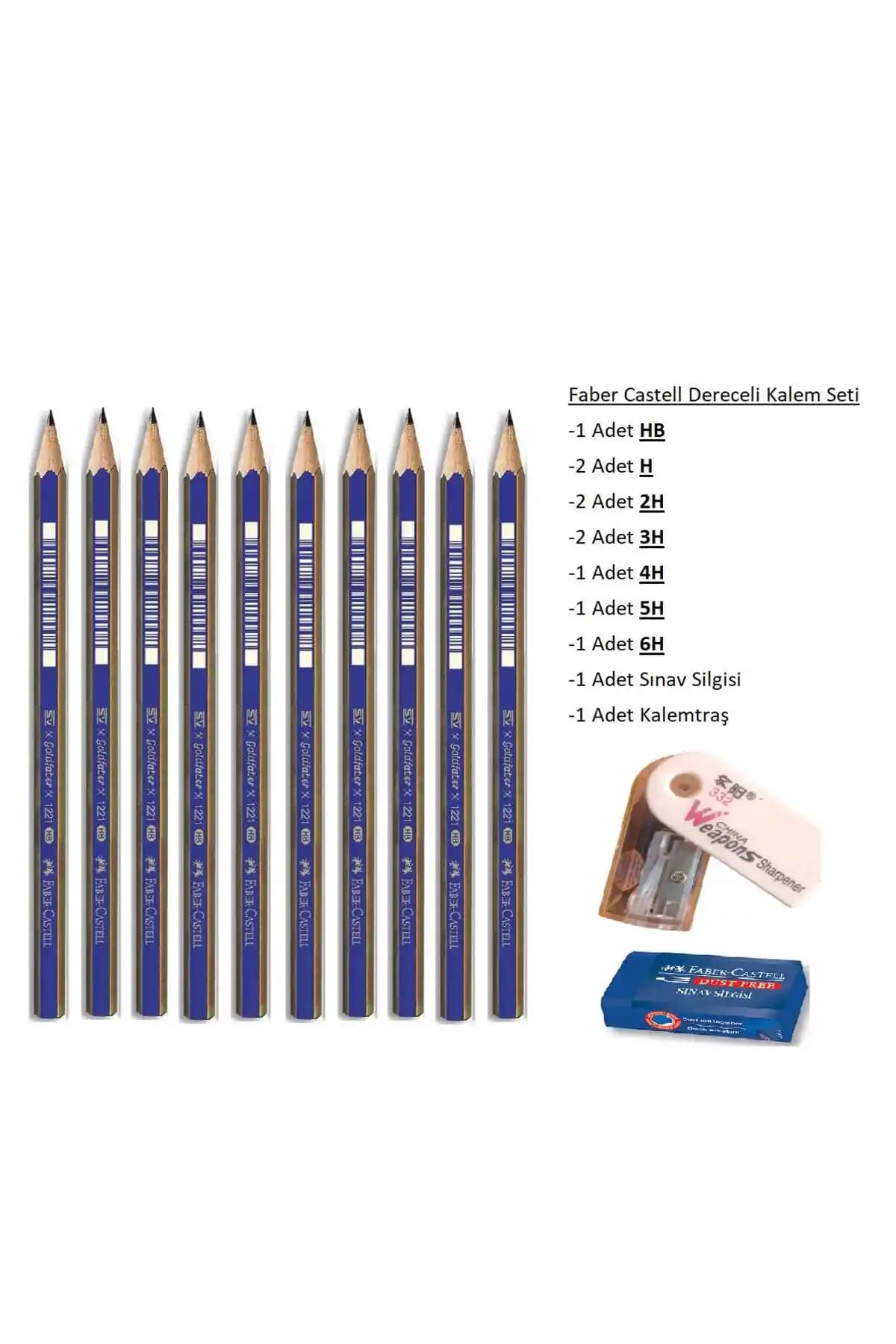 Faber Castell Resim Kalemi Seti Profesyonel ve Hobi Kullanımı İçin Yüksek Kalite Çizim Malzemeleri