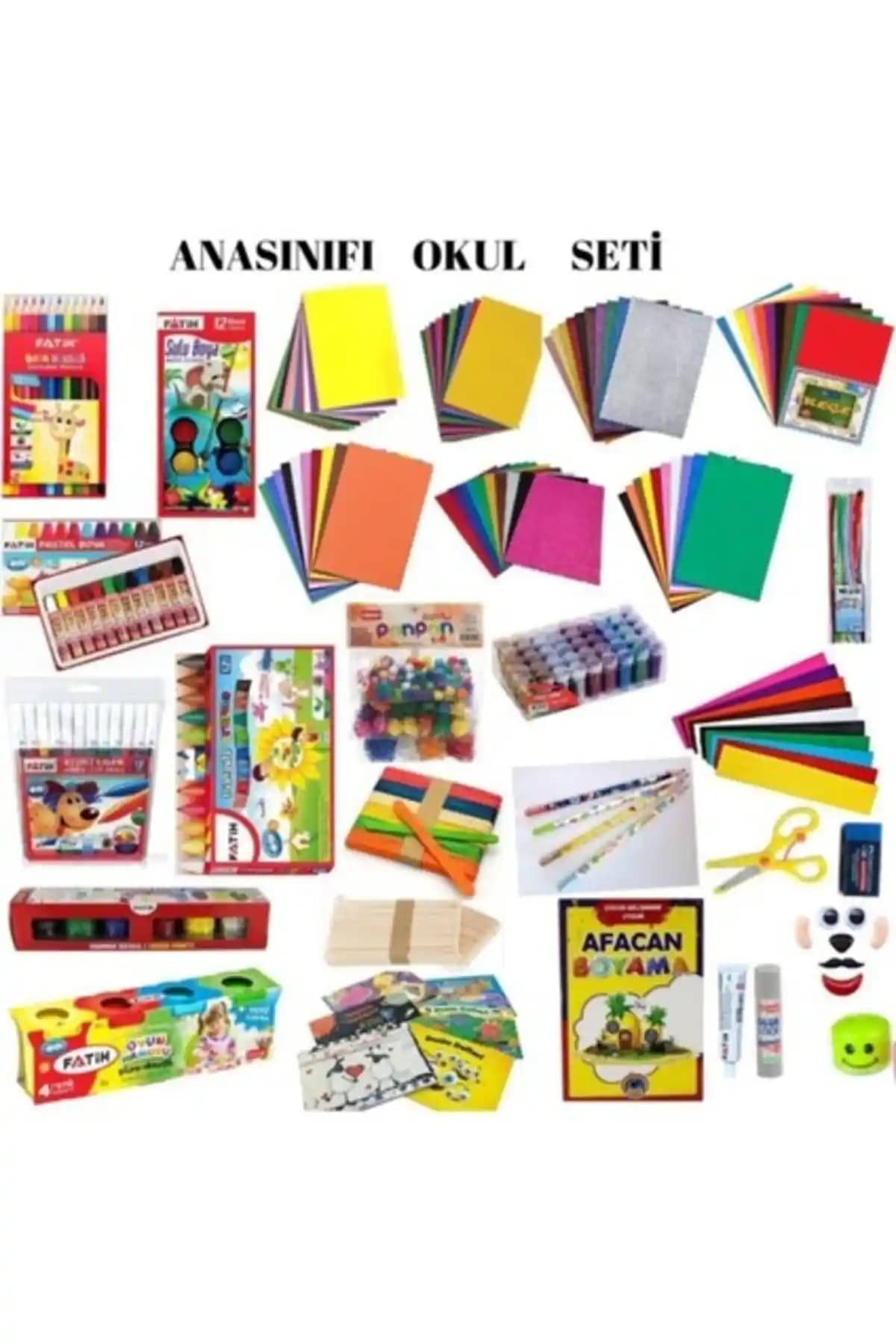 Fatih Anasınıfı Okul-Kırtasiye Seti: Güvenli ve Fonksiyonel Çocuk Kırtasiye Malzemeleri