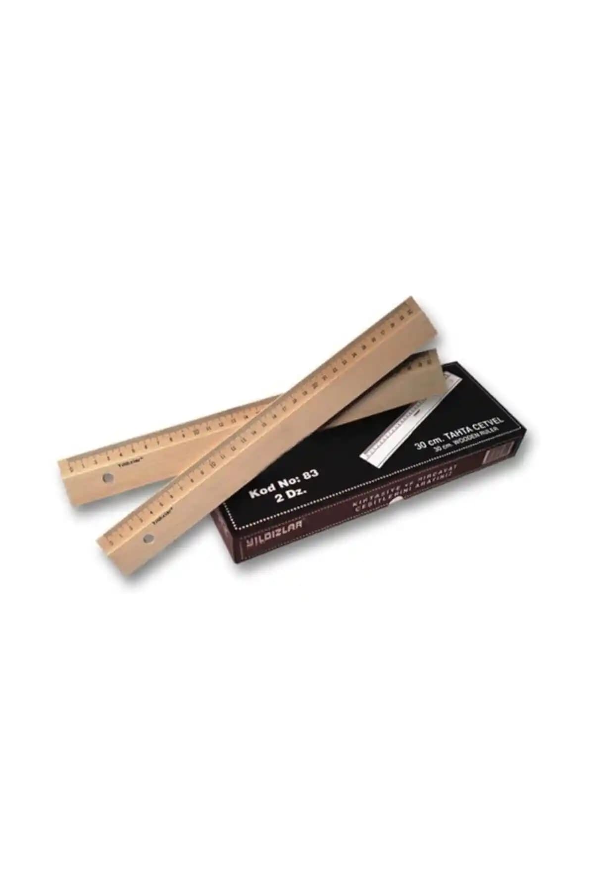 Genel Markalar Yld 083 Yıl<dı>zlar Tahta Cetvel 30 Cm: Dayanıklı ve Hafif Ölçüm Aracı